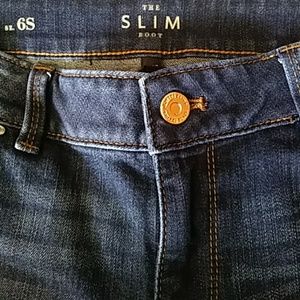 WHITE HOUSE BLACK MARKET Slim Boot Jeans